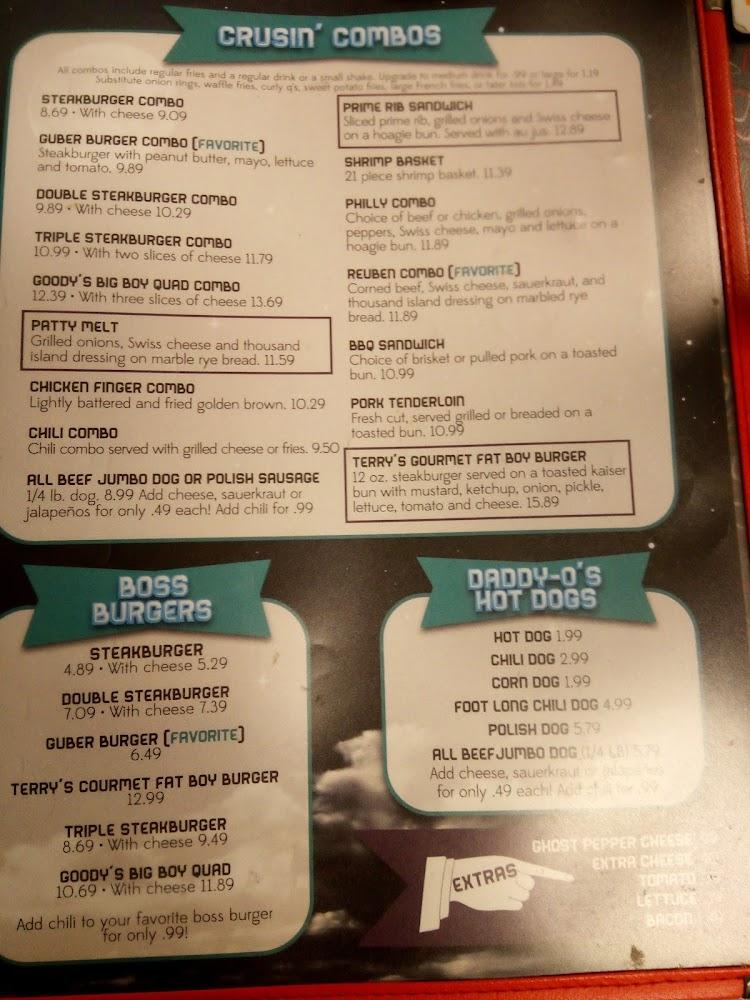 Goody's Steak Burgers Menu image 2